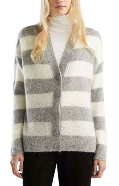 Кардиган с шерстью женский / Белый / 42