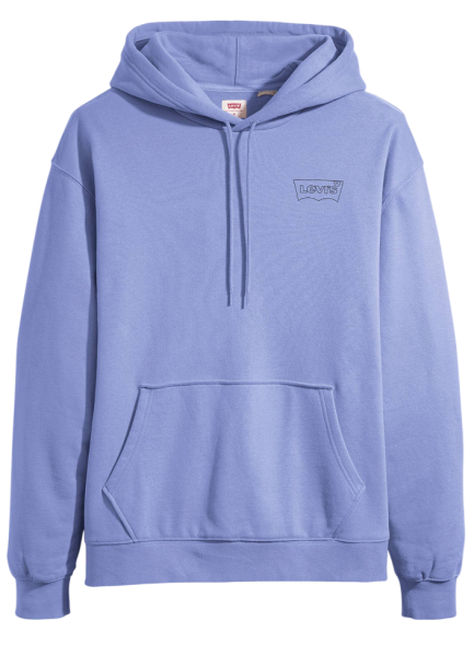 Худи хлопковое мужское / Фиолетовый / 46