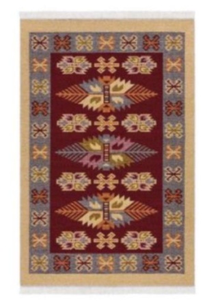 Коврик двусторонний, 120х180 см / Тёмно-зелёный / 120х180