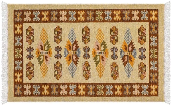 Коврик с хлопком, 70х140 см / Желтый / 70х140