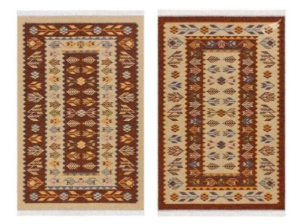 Коврик двусторонний, 120х180 см / Желтый / 120х180