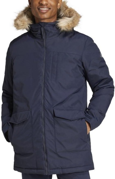 Парка утепленная мужская / Синий / 42