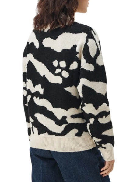 Свитер с принтом женский / Бежевый / 46