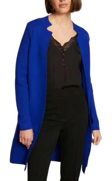 Кардиган удлиненный женский / Синий / 40