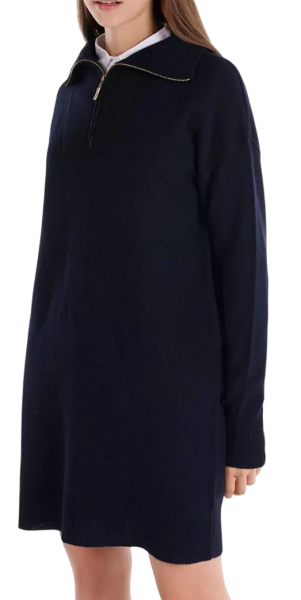 Платье с длинным рукавом женское / Синий / 46