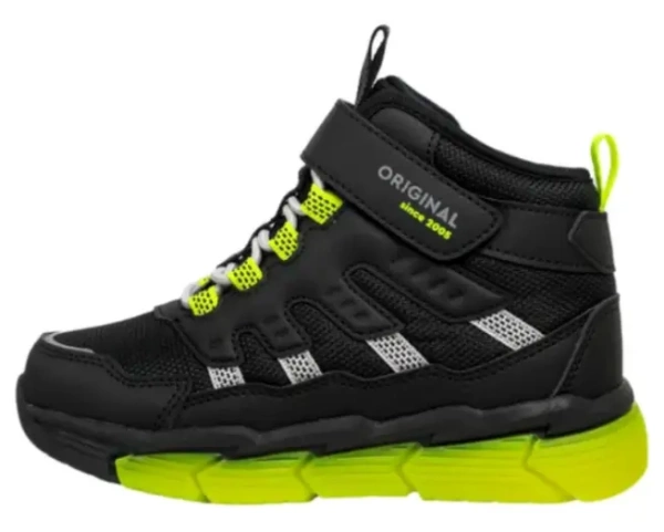 Ботинки на липучке для мальчика / Тёмно-зелёный / 32