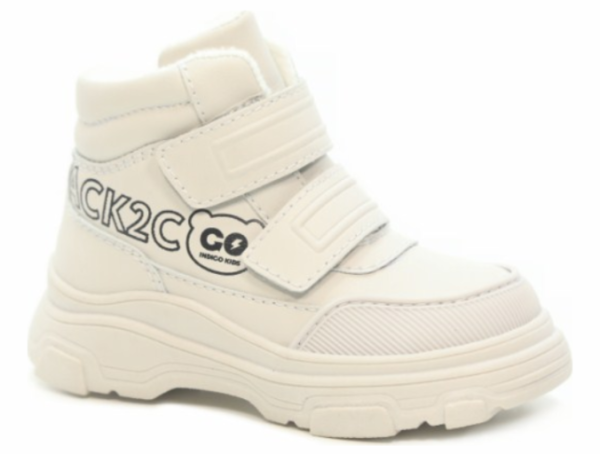 Ботинки на липучке для девочки / Бежевый / 30