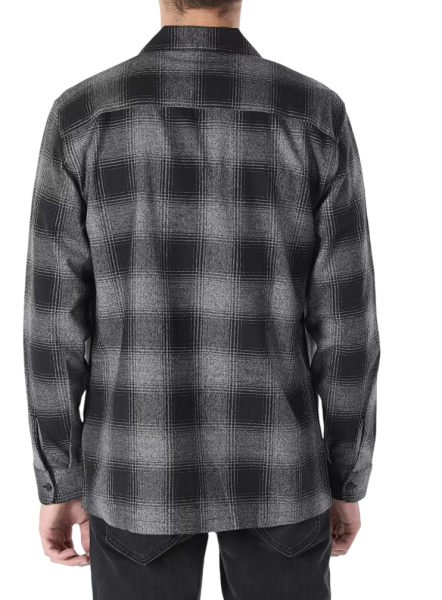 Рубашка с длинным рукавом мужская / Черный / 54