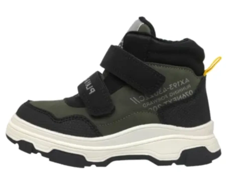 Ботинки на липучках для мальчика / Хаки / 30