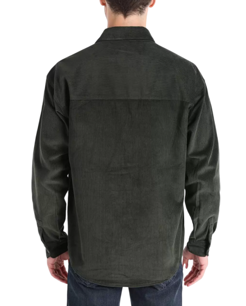 Рубашка с длинным рукавом мужская / Зеленый / 48