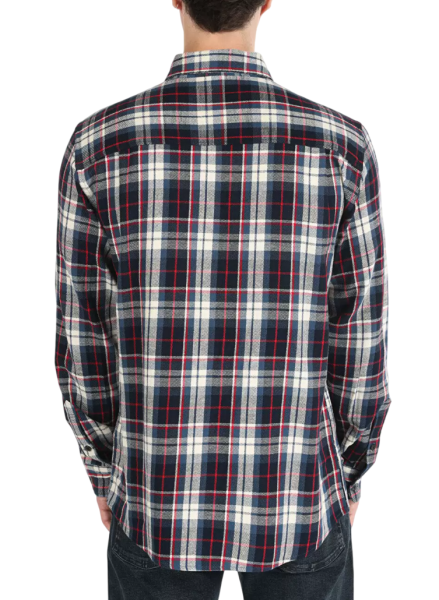 Рубашка с длинным рукавом мужская / Тёмно-синий / 48