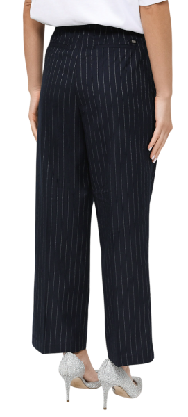 Брюки свободного кроя женские / Синий / 42