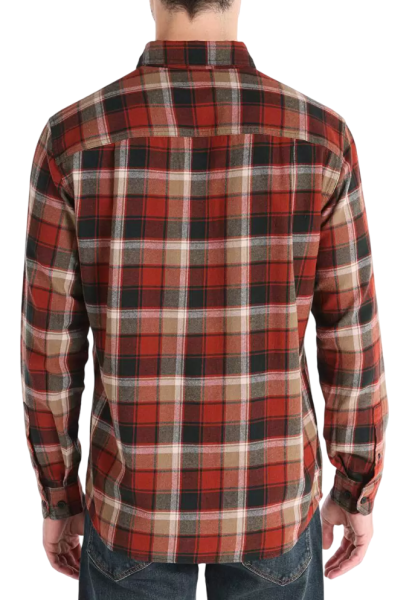 Рубашка с длинным рукавом мужская / Оранжевый / 46