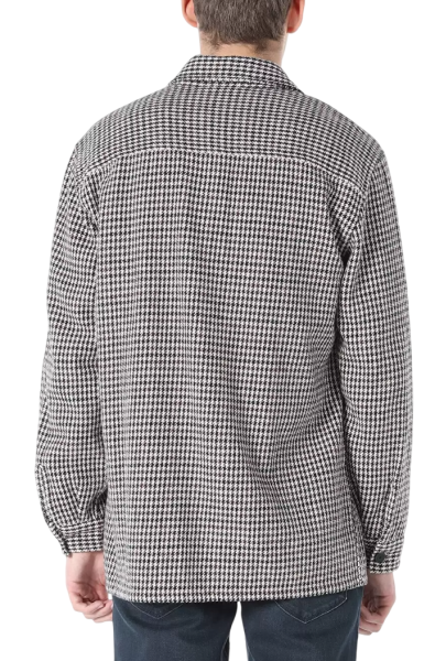 Рубашка с принтом мужская / Черный / 48