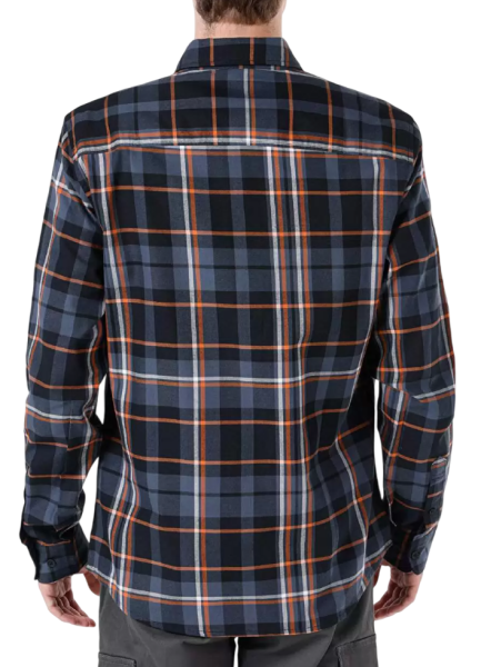 Рубашка с длинным рукавом мужская / Черный / 46