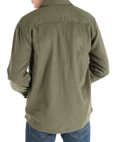 Рубашка с длинным рукавом мужская / Хаки / 46