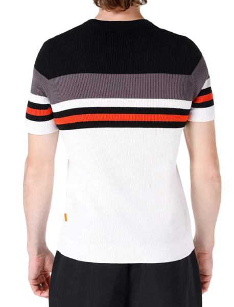 Свитер с коротким рукавом мужской / Белый / 46