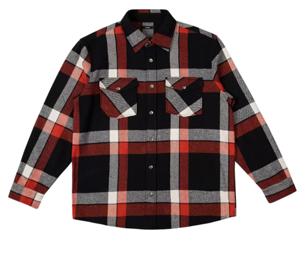 Рубашка с длинным рукавом мужская / Черный / 46