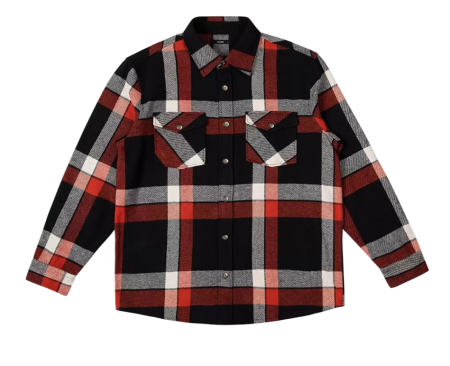 Рубашка с длинным рукавом мужская / Черный / 46