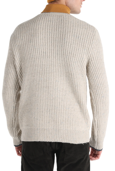 Свитер с логотипом мужской / Серый / 46