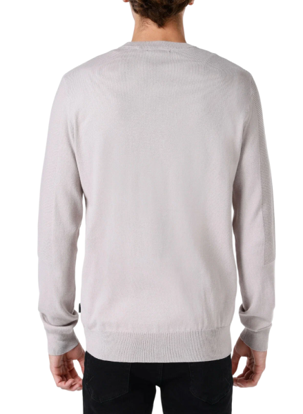 Джемпер однотонный мужской / Серый / 44