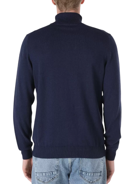 Свитер однотонный мужской / Фиолетовый / 46