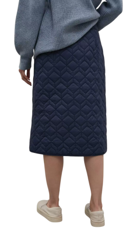 Юбка утепленная женская / Тёмно-синий / 44
