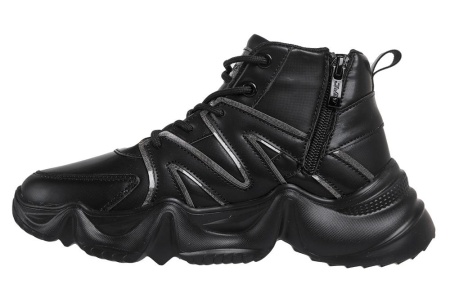 Ботинки спортивные для девочки / Черный / 38