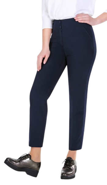 Брюки классические женские / Тёмно-синий / 56