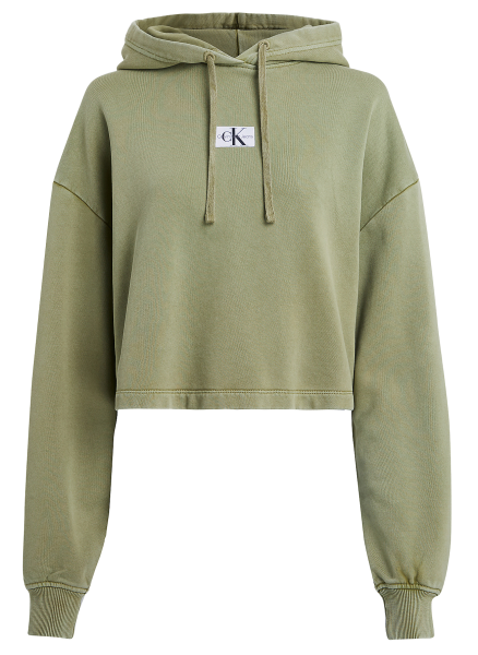 Худи с логотипом женское / Хаки / 40