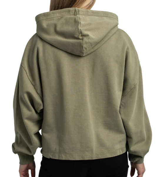 Худи с логотипом женское / Хаки / 40
