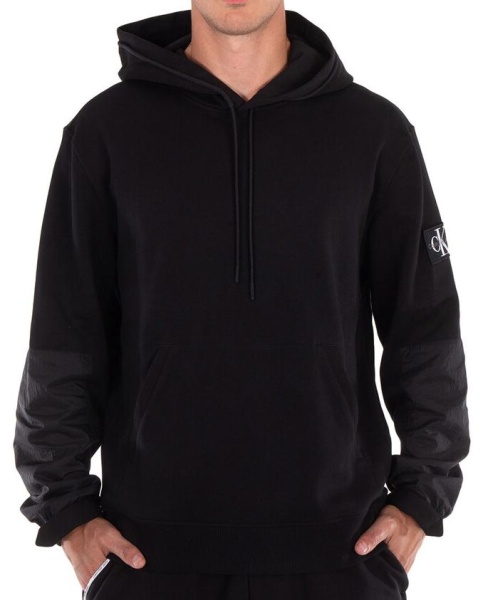 Худи с логотипом мужское / Черный / 44