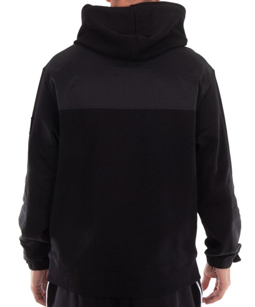 Худи с логотипом мужское / Черный / 44