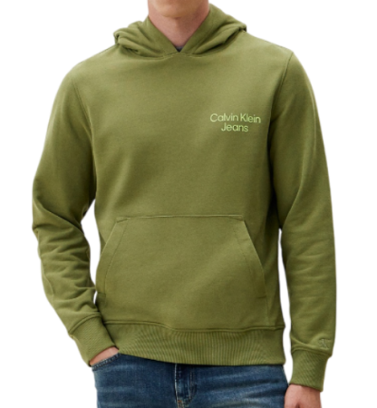 Худи с логотипом мужское / Хаки / 44