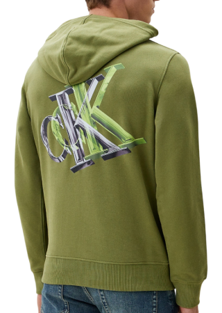 Худи с логотипом мужское / Хаки / 44