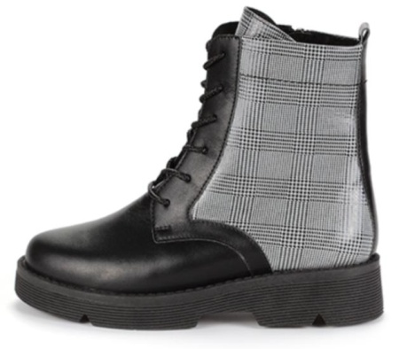 Ботинки из кожи для девочки  / Черный / 32