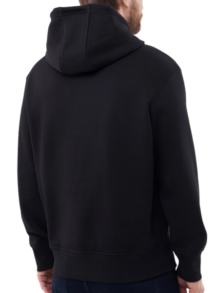 Худи с логотипом мужское / Черный / 44