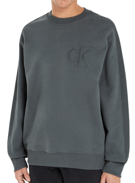 Джемпер хлопковый мужской / Зеленый / 50