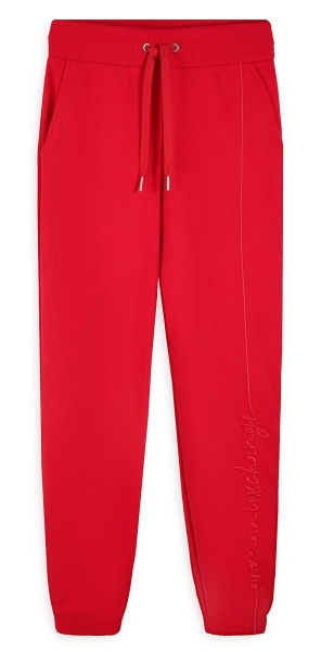 Брюки из хлопка женские / Красный / 40