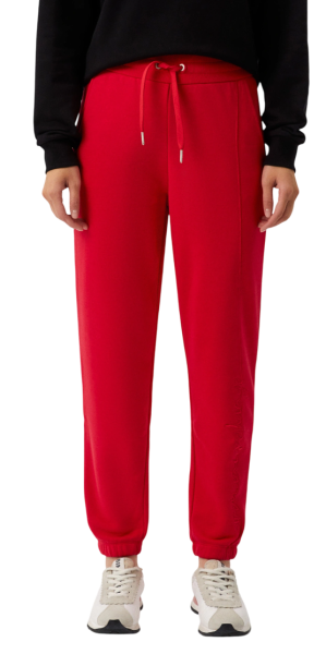 Брюки из хлопка женские / Красный / 40