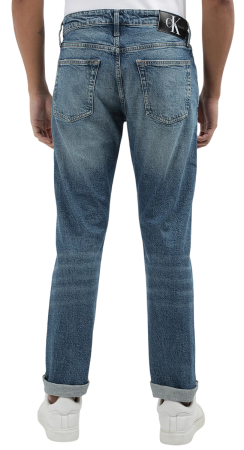 Джинсы зауженные мужские / Синий / 44