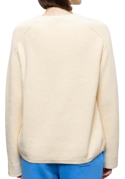 Джемпер хлопковый женский / Бежевый / 40