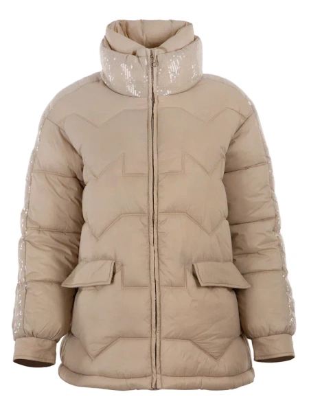 Куртка стеганая женская / Бежевый / 48
