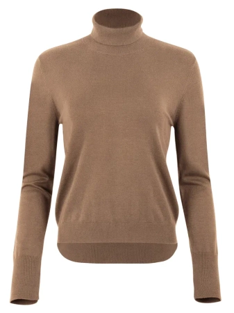 Водолазка базовая женская / Бежевый / 48