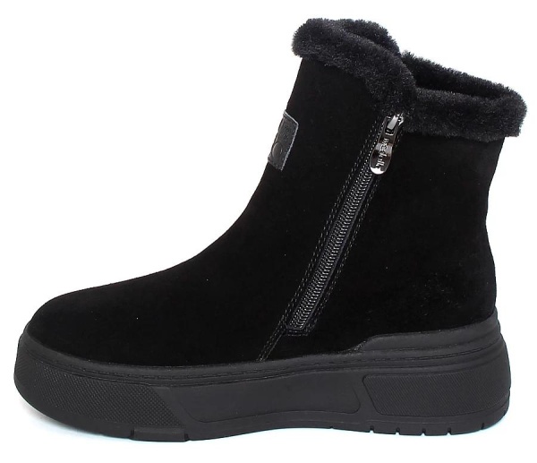 Ботинки на платформе женские / Черный / 36