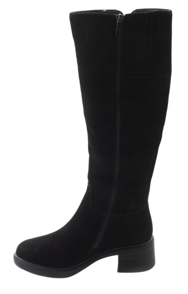 Сапоги кожаные женские / Черный / 40