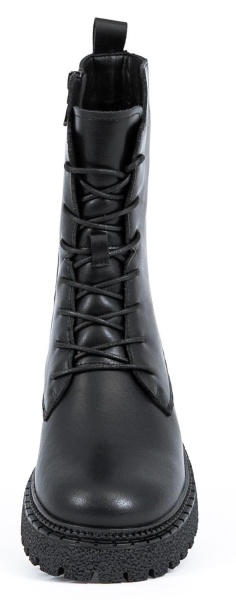 Ботинки кожаные женские / Черный / 38