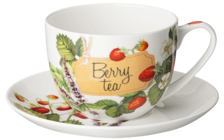 Фото Чайная пара фарфоровая