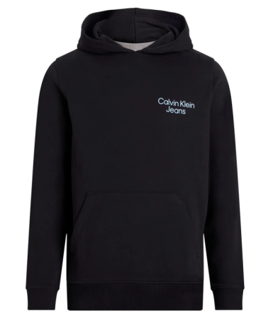 Худи с логотипом мужское / Черный / 44