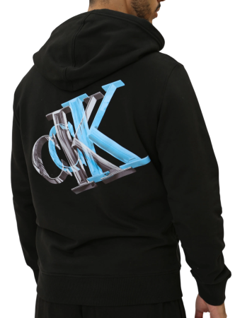 Худи с логотипом мужское / Черный / 44